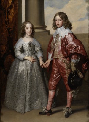 Portrat des Wilhelm von Oranien als Prinz mit seiner zuknftigen Braut Maria Stuart